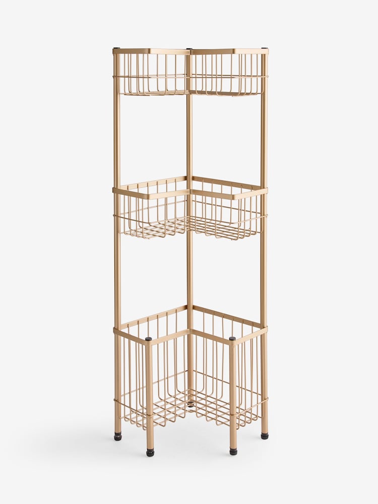 Gold Bronx Corner Caddy - Image 1 of 1 Gold Bronx Corner Caddy - Image 1 of 1