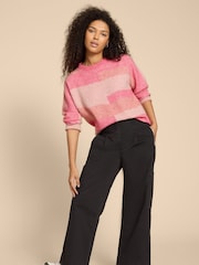 Schwarz - White Stuff Carlie Cargohose mit weitem Bein - Bild 3 von 7