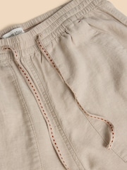 White Stuff Natural Elle Linen Blend Trousers - Image 7 of 7