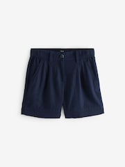 Schwarz/Marineblau - Boy Shorts aus Leinenmischung, 2er-Pack - Bild 6 von 8