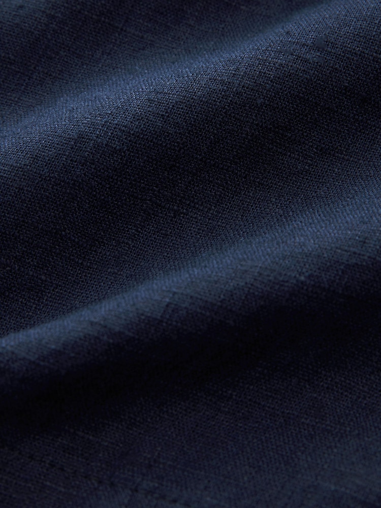 Schwarz/Marineblau - Boy Shorts aus Leinenmischung, 2er-Pack - Bild 8 von 8
