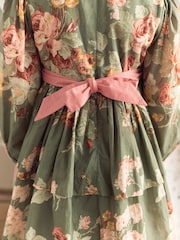 Laura Ashley Green Rosemore Tiered Dress - Image 5 of 5