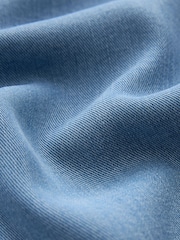 Mid Blue TENCEL™ Wide Leg Jumpsuit - Image 7 of 7