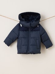 Truly Baby Blue Midnight Padded Coat - Image 4 of 4