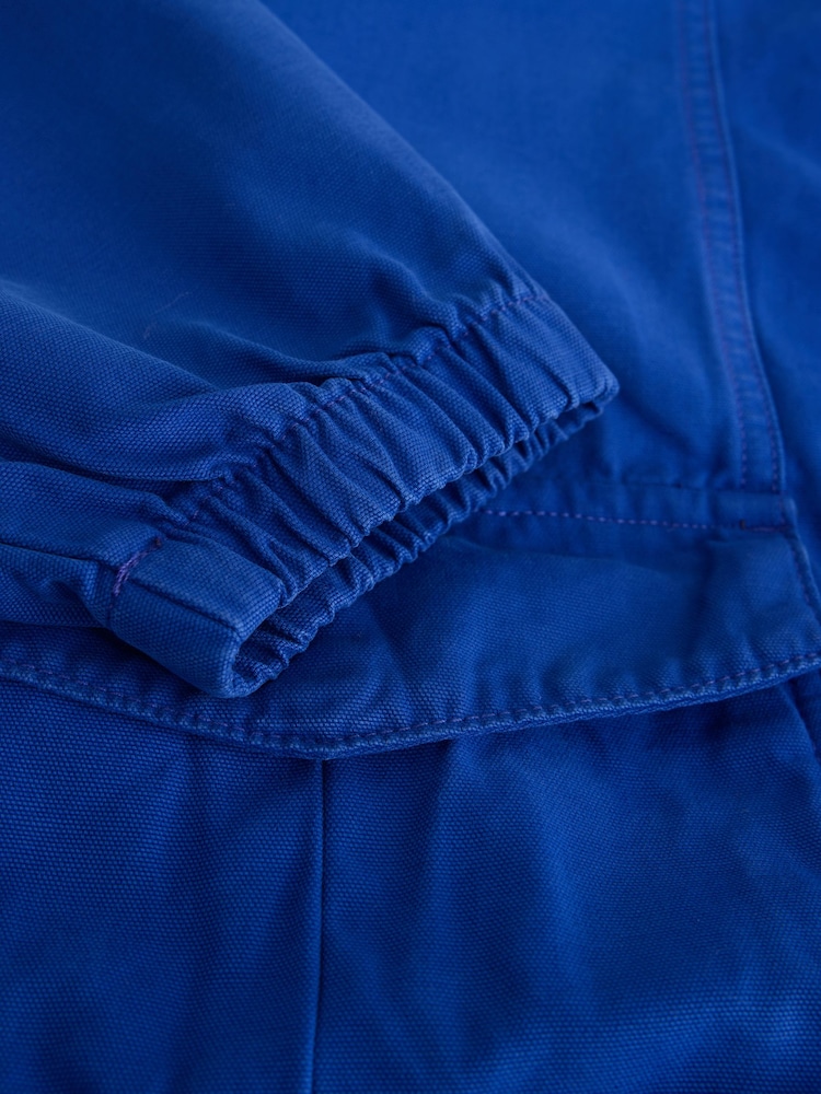 Cobalt Blue Funnel Neck Jacket - Image 2 of 3 Cobalt Blue Funnel Neck Jacket - Image 2 of 3