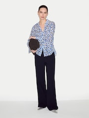 Jigsaw Blue Ditsy Poppy Shirt - Image 3 of 4