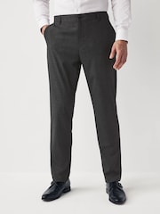 Charcoal Grey Puppytooth Chino Trousers - Image 1 of 8