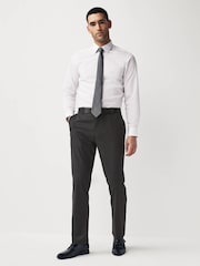 Charcoal Grey Puppytooth Chino Trousers - Image 2 of 8