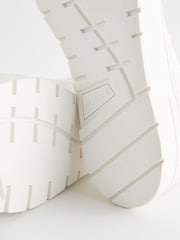 White/Gold Forever Comfort® Cleated Sole Chunky Trainers - Image 6 of 6