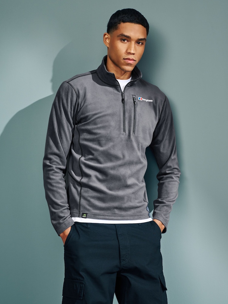 Berghaus Grey Prism Micro Polartec Quarter Zip Fleece - Image 1 of 7