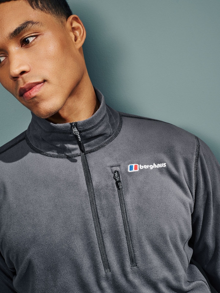 Gris - Polaire Berghaus Prism Micro Polartec à col zippé - Image 5 of 7