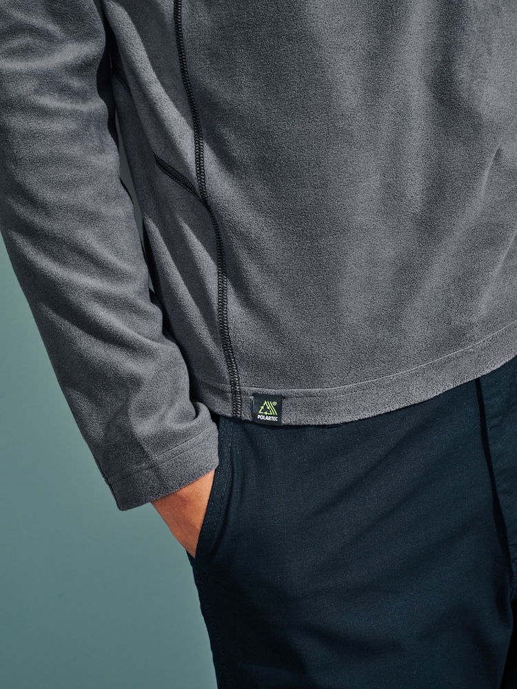 Gris - Polaire Berghaus Prism Micro Polartec à col zippé - Image 6 of 7