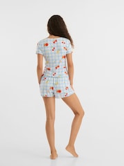 Fruity Gingham Print Short Pyjamas Set - Image 2 of 5