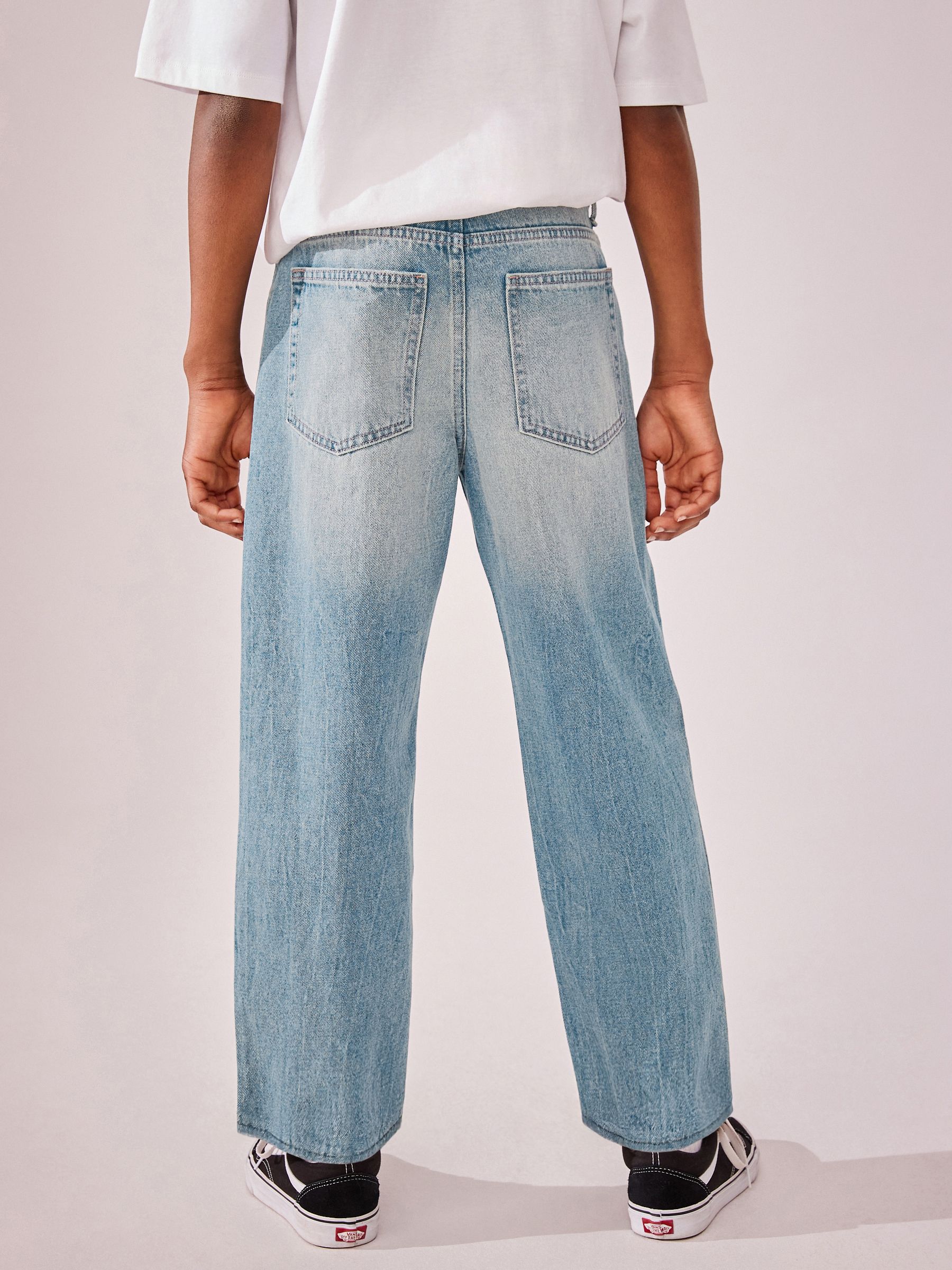 Buy Mid Blue Wide Fit Authentic Jeans (3-16yrs) from the Next UK