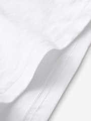 White 100% Cotton T-Shirt: Life at Next Shop - Image 4 of 4