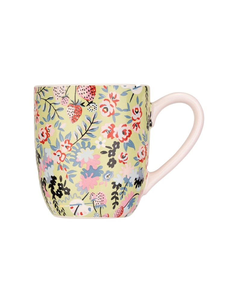 Cath Kidston Set of 4 Green Breakfast Mugs - Image 2 of 4