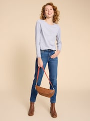 White Stuff Grey Clara T-Shirt - Image 3 of 7
