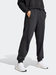 adidas Black Sportswear All Szn Fleece Loose Joggers - Image 1 of 6