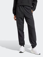 adidas Black Sportswear All Szn Fleece Loose Joggers - Image 3 of 6