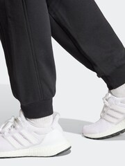 adidas Black Sportswear All Szn Fleece Loose Joggers - Image 4 of 6