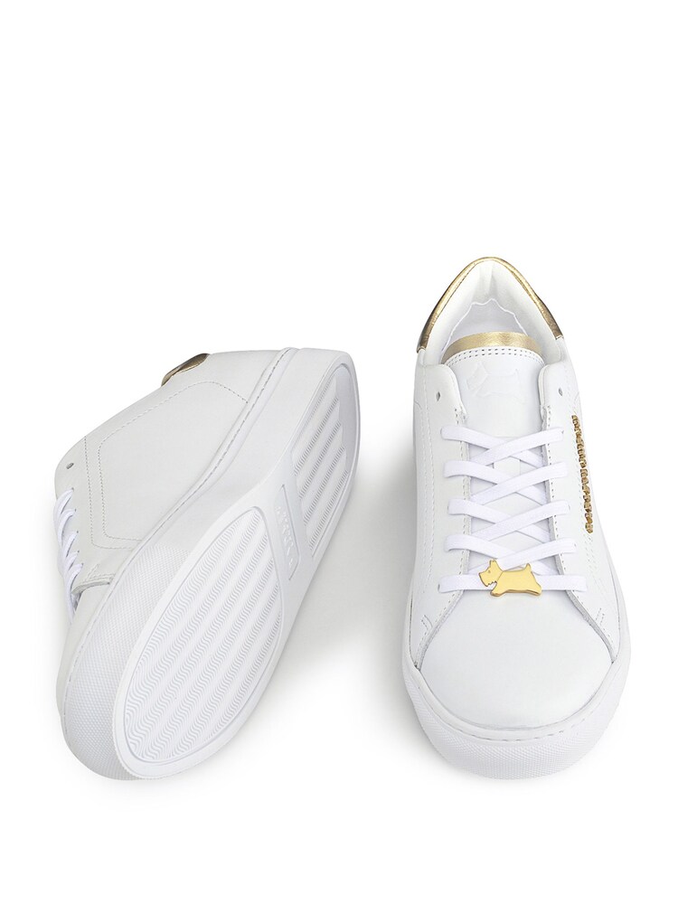 Radley London Malton Metal Logo Radley London White Trainers - Image 3 of 3
