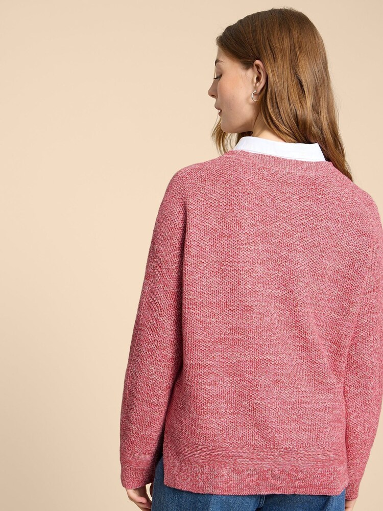 White Stuff Pink Northbank Jumper - Image 2 of 7 White Stuff Pink Northbank Jumper - Image 2 of 7