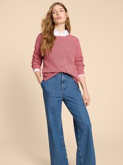 White Stuff Pink Northbank Jumper - Image 3 of 7