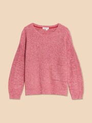 White Stuff Pink Northbank Jumper - Image 5 of 7