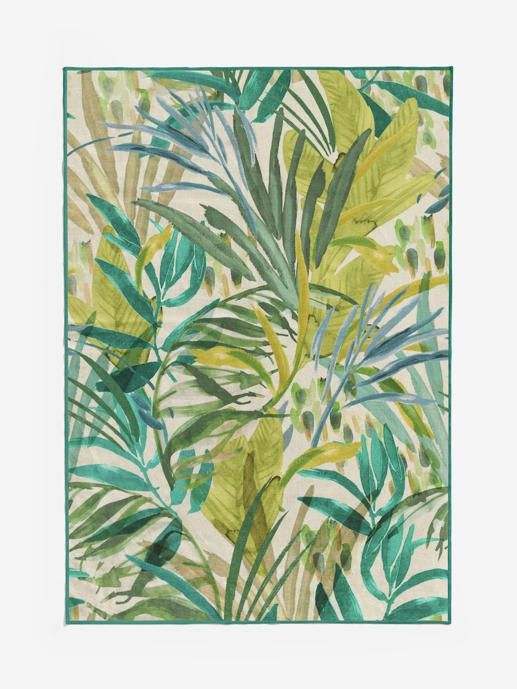 Tapis feuille de palmier lavable - Image 5 of 7
