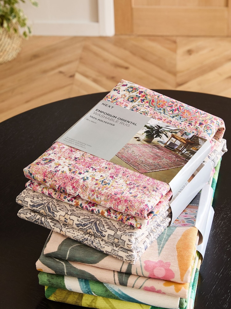 Tapis feuille de palmier lavable - Image 6 of 7