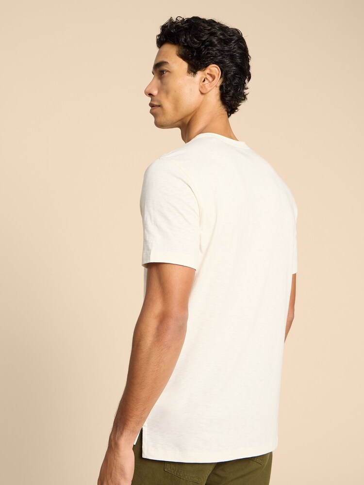 White Stuff White Shoal Fish Graphic 100% Cotton T-Shirt - Image 2 of 8 White Stuff White Shoal Fish Graphic 100% Cotton T-Shirt - Image 2 of 8