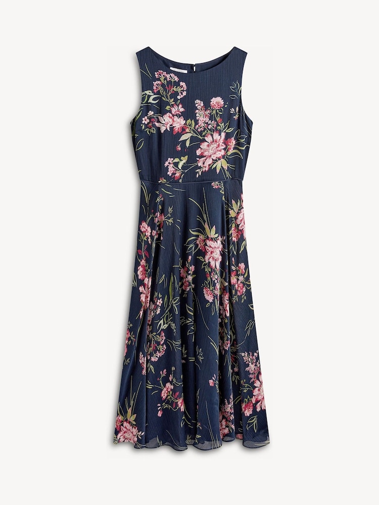 Hobbs Blue Petite Carly Dress - Image 4 of 4