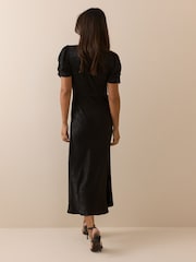 Nobodys Child Black Nicolette Midi Dress - Image 3 of 6