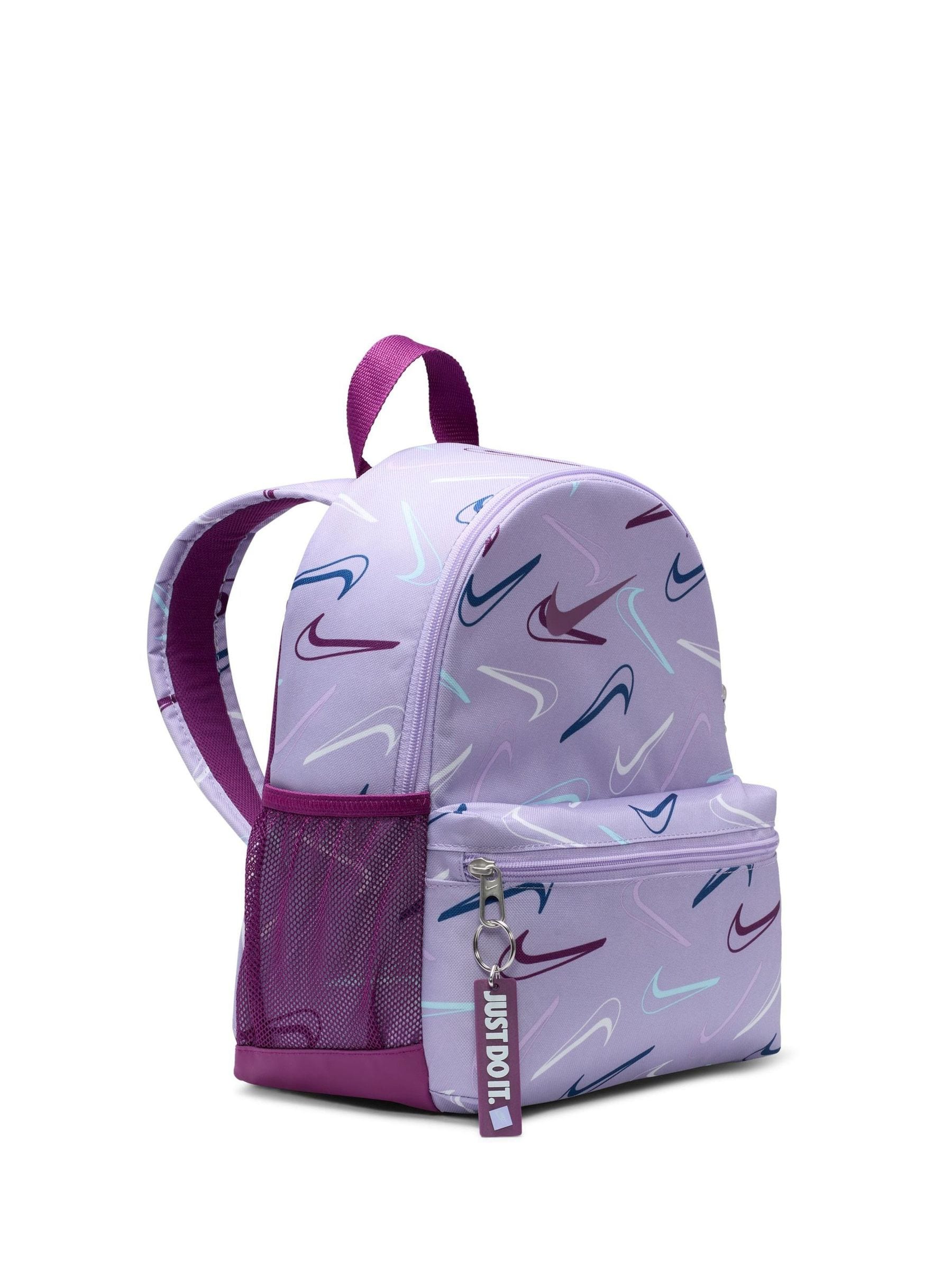 purple nike mini backpack