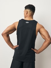 Under Armour Black/White Sportstyle Logo Vest - Image 3 of 5