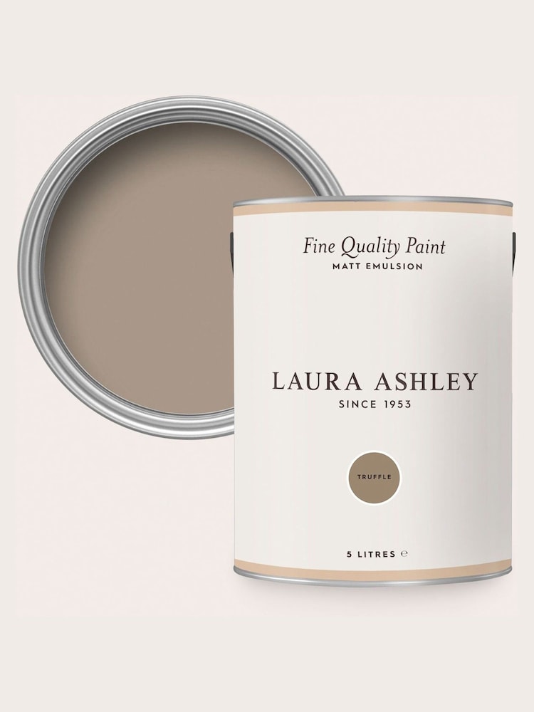 Laura Ashley Truffle Natural Matt Emulsion 5LT Paint - Image 1 of 1