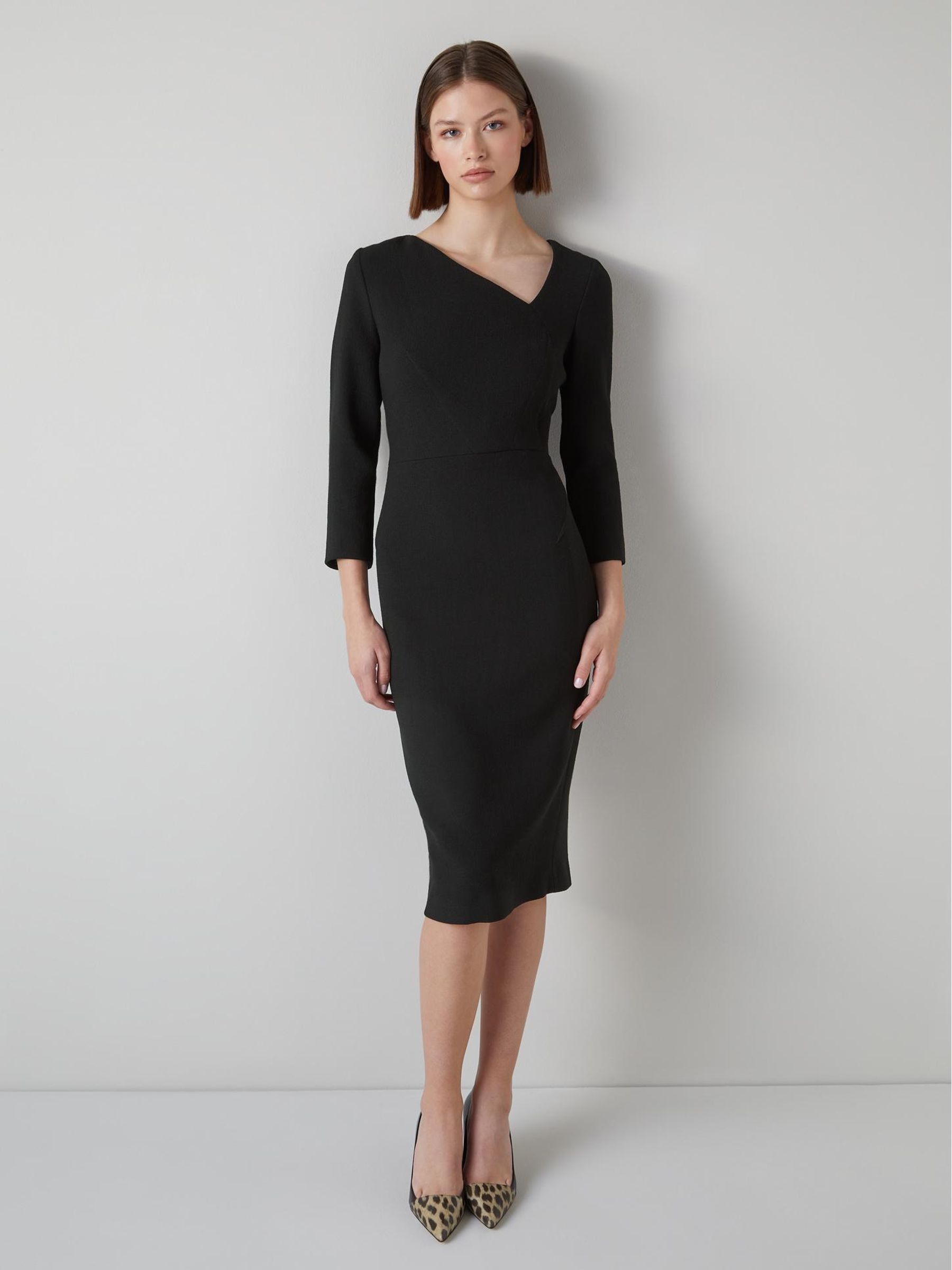 Buy LK Bennett Alexis Wool Crepe Shift Dress from Next Germany