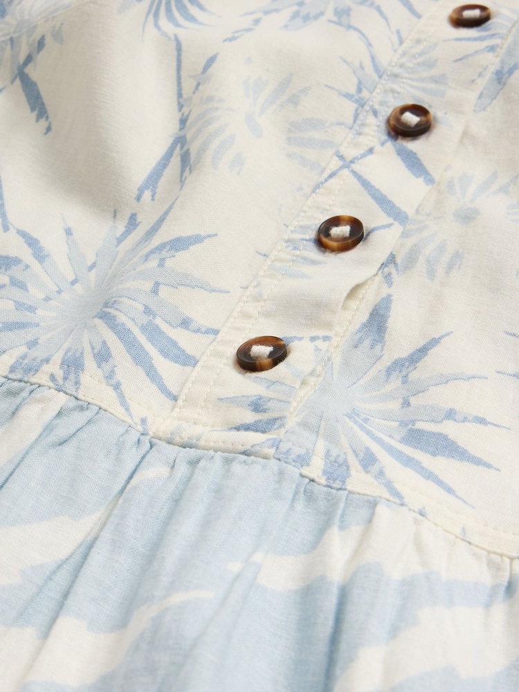 White Stuff Blue Pip Linen Blend Midi Dress - Image 7 of 7 White Stuff Blue Pip Linen Blend Midi Dress - Image 7 of 7