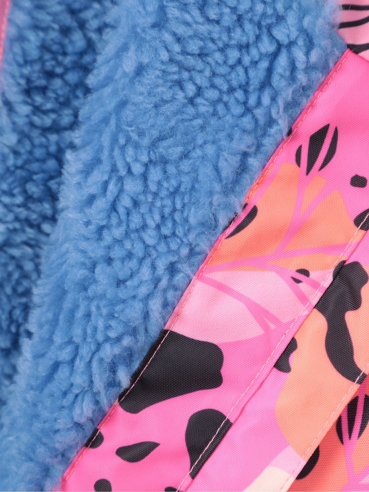 Pink - Mountain Warehouse Kids Tidal Printed Waterproof Changing Robe - Bild 2 von 4