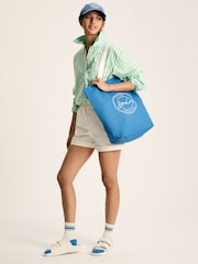 Joules Courtside Blue Tote Bag - Image 1 of 6