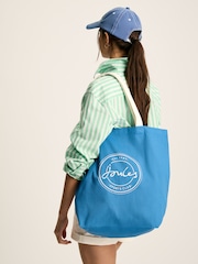 Joules Courtside Blue Tote Bag - Image 2 of 6