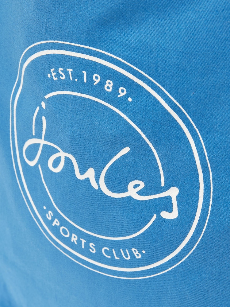 Joules Courtside Blue Tote Bag - Image 6 of 6 Joules Courtside Blue Tote Bag - Image 6 of 6
