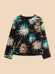 White Stuff Black Reversible Adele 100% Linen Jacket - Image 5 of 7