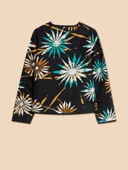 White Stuff Black Reversible Adele 100% Linen Jacket - Image 6 of 7