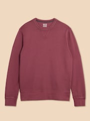 White Stuff Purple 100% Cotton Crew Neck Sweater - Image 5 of 7