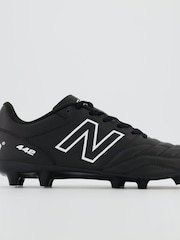 New Balance Black Mens 442 Firm Football Boots - Image 1 of 7