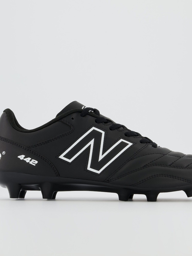New Balance Black Mens 442 Firm Football Boots - Image 1 of 7