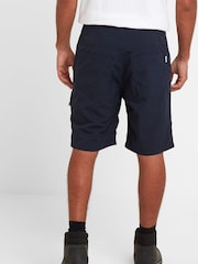 Tog 24 Navy Blue Rowland Tech Long Walking 100% Cotton Shorts - Image 2 of 3