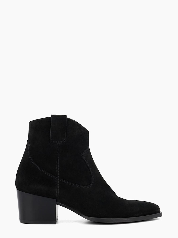 Dune London Black Possible Western Low Boots - Image 1 of 5
