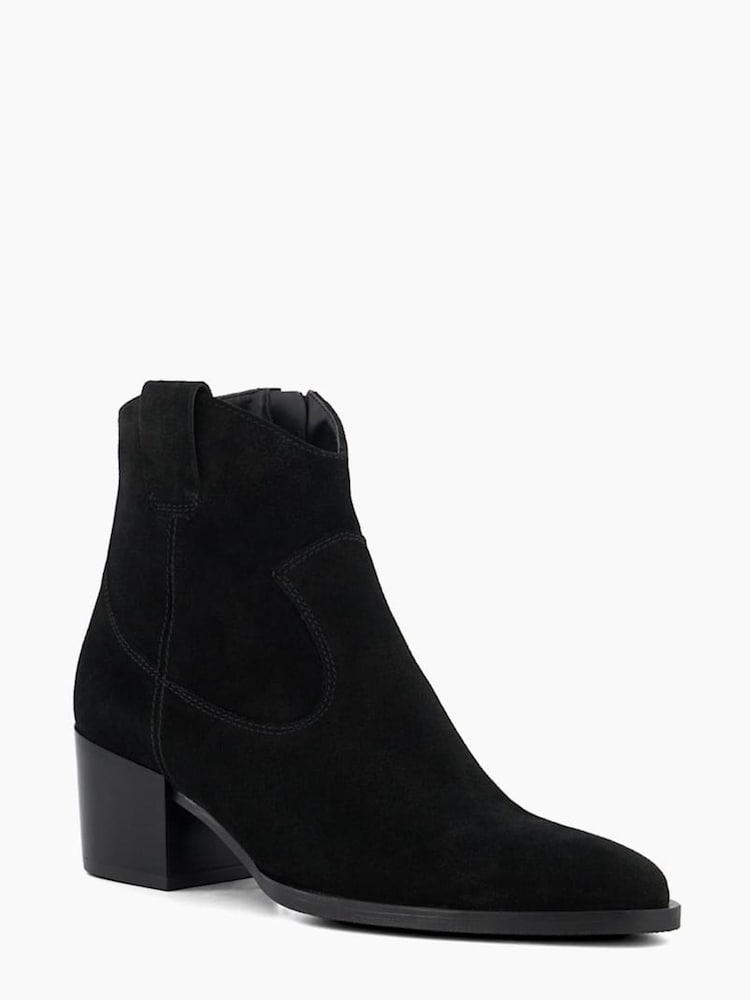 Dune London Black Possible Western Low Boots - Image 2 of 5